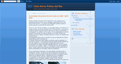 Desktop Screenshot of aereopalmadelrionoticias.blogspot.com