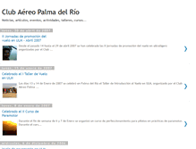 Tablet Screenshot of aereopalmadelrionoticias.blogspot.com