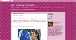 Desktop Screenshot of amoessascoisinhas.blogspot.com