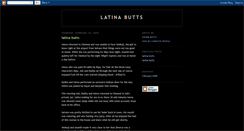 Desktop Screenshot of latina-butts.blogspot.com