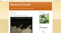 Desktop Screenshot of missionalcyclist.blogspot.com