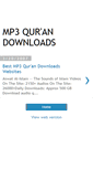 Mobile Screenshot of mp3quran.blogspot.com