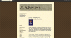 Desktop Screenshot of mareviews.blogspot.com