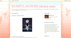 Desktop Screenshot of aksara-rasa.blogspot.com