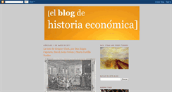 Desktop Screenshot of elblogdehistoriaeconomica.blogspot.com