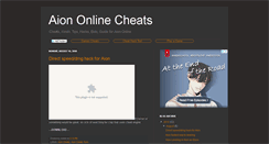 Desktop Screenshot of aion-cheats.blogspot.com