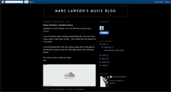 Desktop Screenshot of marclawsonmusic.blogspot.com