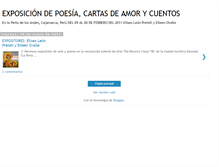 Tablet Screenshot of exposicionpoesiaperu.blogspot.com