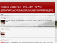 Tablet Screenshot of creatorscreatures.blogspot.com