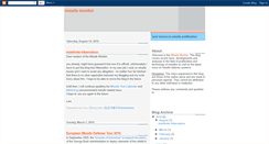 Desktop Screenshot of missilemonitor.blogspot.com