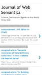 Mobile Screenshot of journalofwebsemantics.blogspot.com