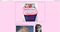 Desktop Screenshot of heidibakes.blogspot.com