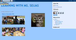 Desktop Screenshot of learningwithmsseijas.blogspot.com