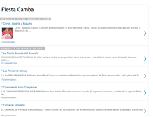Tablet Screenshot of fiestacamba.blogspot.com