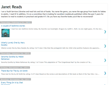 Tablet Screenshot of janetreads.blogspot.com
