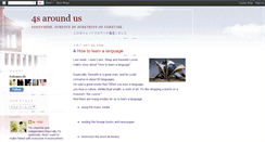 Desktop Screenshot of 4saroundus.blogspot.com