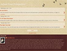 Tablet Screenshot of adjust-your-perspective.blogspot.com