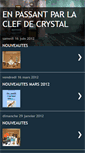 Mobile Screenshot of enpassantparlaclefdecrystal.blogspot.com