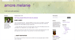 Desktop Screenshot of amoremelanie.blogspot.com