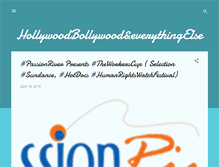 Tablet Screenshot of hollywoodbollywoodandeverythingelse.blogspot.com