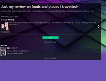 Tablet Screenshot of justin-go-dining.blogspot.com