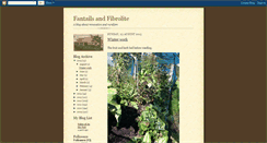 Desktop Screenshot of fantailsandfibrolite.blogspot.com