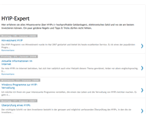 Tablet Screenshot of hyip-expert.blogspot.com
