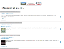 Tablet Screenshot of mymakeupsweet.blogspot.com