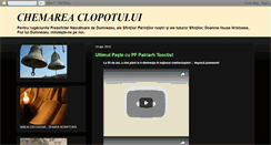 Desktop Screenshot of clopotul.blogspot.com