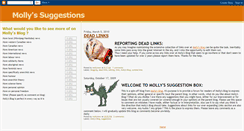 Desktop Screenshot of mollysuggestions.blogspot.com