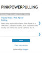Mobile Screenshot of pinkpowerpulling.blogspot.com