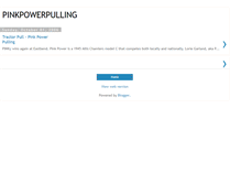 Tablet Screenshot of pinkpowerpulling.blogspot.com