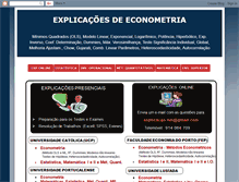 Tablet Screenshot of explicacoes-econometria.blogspot.com