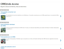 Tablet Screenshot of crreandoacceso.blogspot.com