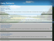 Tablet Screenshot of hatay-rehberim.blogspot.com