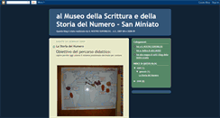 Desktop Screenshot of museodellascritttura.blogspot.com