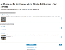 Tablet Screenshot of museodellascritttura.blogspot.com