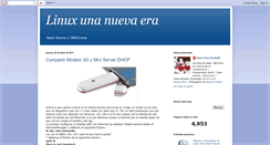 Desktop Screenshot of linuxnuevaera.blogspot.com