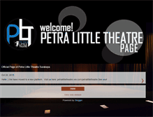 Tablet Screenshot of petralittletheatre.blogspot.com