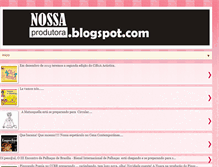 Tablet Screenshot of nossaprodutora.blogspot.com