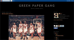 Desktop Screenshot of greenpapergang.blogspot.com