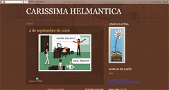 Desktop Screenshot of carissimahelmantica.blogspot.com