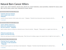 Tablet Screenshot of naturalborncancerkillers.blogspot.com