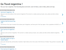 Tablet Screenshot of gotravelargentina.blogspot.com