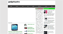 Desktop Screenshot of gadgetsyatra.blogspot.com