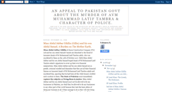 Desktop Screenshot of anappealtothegovernmentofpakistan.blogspot.com