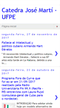 Mobile Screenshot of catedrajosemarti.blogspot.com