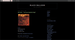 Desktop Screenshot of blackballoonmp3.blogspot.com