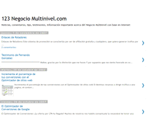 Tablet Screenshot of 123negociomultinivel.blogspot.com