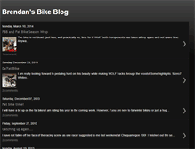 Tablet Screenshot of brendansbikeblog.blogspot.com